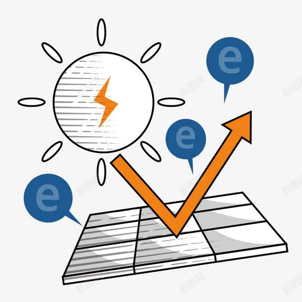 太阳能图标png_新图网 https://ixintu.com 互联 互联科技 图标 太阳能