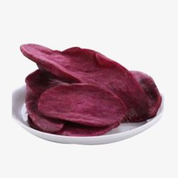 香脆紫薯片素材