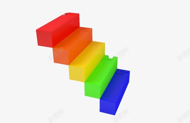 手绘彩色立体台阶png免抠素材_新图网 https://ixintu.com 上楼下梯 下楼 台阶 工具 建筑 彩色手绘 楼梯 立体 阶梯