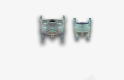 鼎青铜器皿文物素材