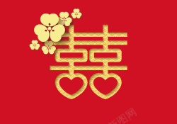 中式婚庆布置中式婚庆请柬展板矢量背景素材高清图片