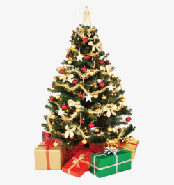 christmastree圣诞树彩灯素材