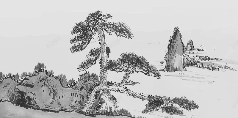 简约中国风清明节源文件H5背景jpg设计背景_新图网 https://ixintu.com 简约 中国风 水牛 清明节 源文件 迎客松 H5背景 大树 云彩 祭祀 春游 简约背景 背景