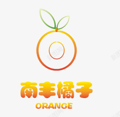 南丰橘子logo图标图标
