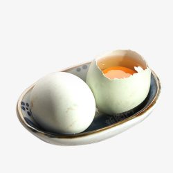 瓷碗里的熟鸡蛋瓷碗里的绿壳鸡蛋高清图片