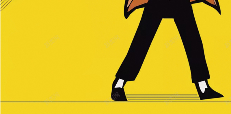 简约卡通迈克杰克逊H5背景图jpg设计背景_新图网 https://ixintu.com 卡通 有趣 比赛 简约 经典 跳舞 迈克杰克逊 黄色
