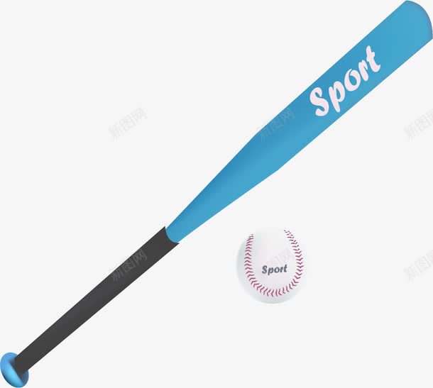 棒球器材png免抠素材_新图网 https://ixintu.com sport 棒球 球棒 运动