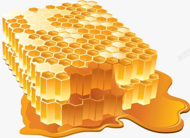 块状蜂蜜素材图片png免抠素材_新图网 https://ixintu.com 黄色 蜂蜜 巢蜜 粘稠 蜜蜂 蜂胶