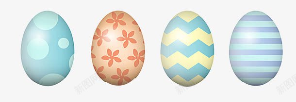 卡通的鸡蛋png免抠素材_新图网 https://ixintu.com 乌鸡蛋 五颜六色 卡通 手绘 鸡蛋