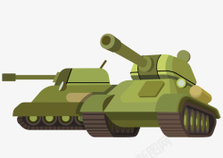 卡通坦克战车素材