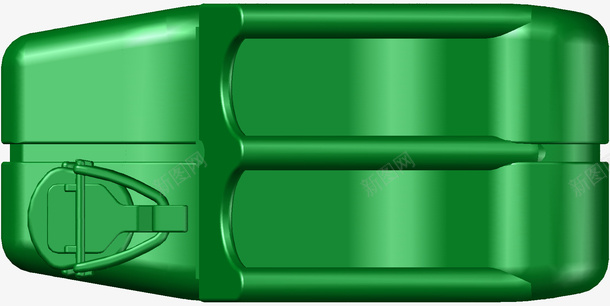 绿色容器手绘png免抠素材_新图网 https://ixintu.com 加油 容器 机油桶 油桶