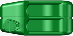 绿色容器手绘素材