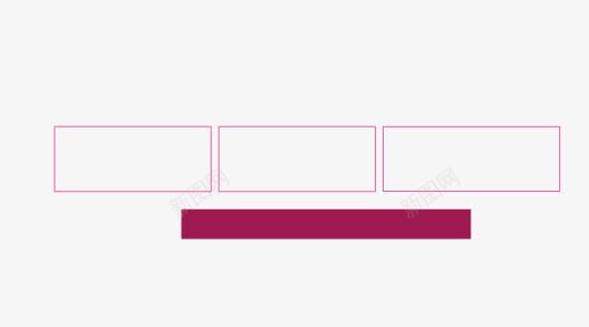 几何文本框png免抠素材_新图网 https://ixintu.com 几何 文本框 红色