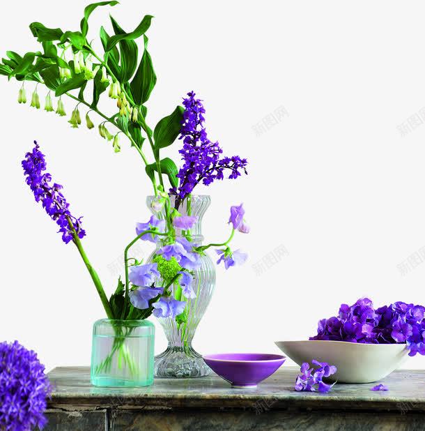 紫色花卉墙纸壁纸png免抠素材_新图网 https://ixintu.com 墙纸 壁纸 紫色 花卉