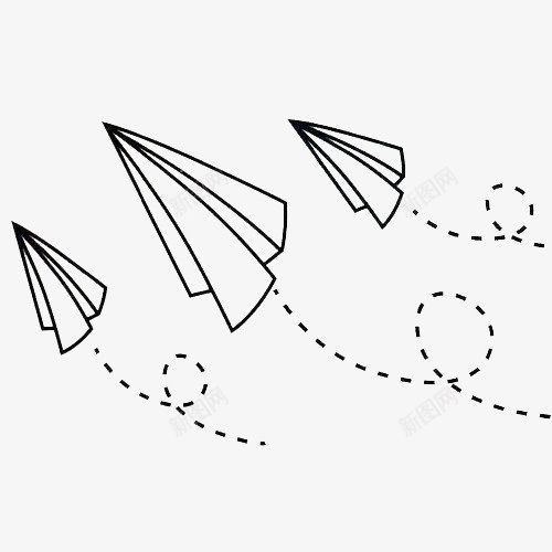 手绘飞机纸飞机psd免抠素材_新图网 https://ixintu.com 卡通手绘飞机 手绘飞机 纸飞机 飞机