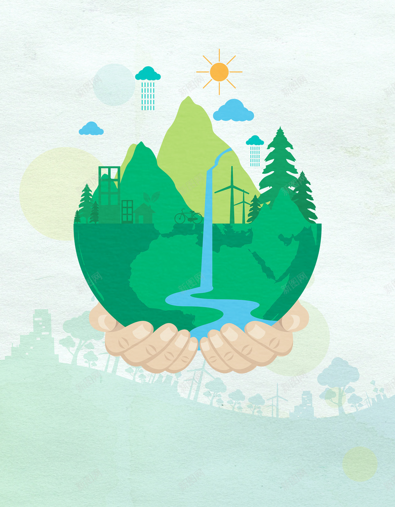 世界地球环保宣传海报设计背景模板psd设计背景_新图网 https://ixintu.com 世界 地球 宣传 海报 环保 设计 背景模板 绿色 低碳
