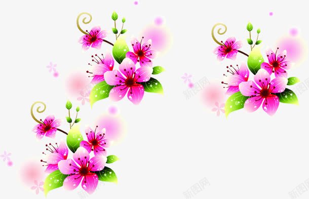 粉色手绘鲜花花朵植物节日png免抠素材_新图网 https://ixintu.com 植物 粉色 节日 花朵 鲜花
