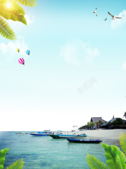 情迷巴厘岛情迷巴厘岛旅游海报背景高清图片