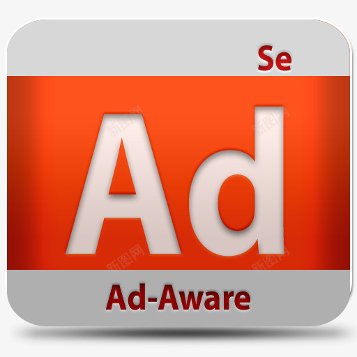 广告意识到AdobeStyleDockicons图标png_新图网 https://ixintu.com Ad Aware 广告 意识到