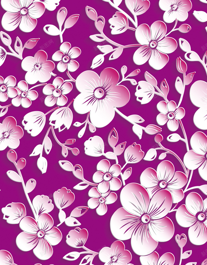 紫色印花H5背景jpg设计背景_新图网 https://ixintu.com H5 H5背景 h5 几何 印花 女装 扁平 渐变 紫色