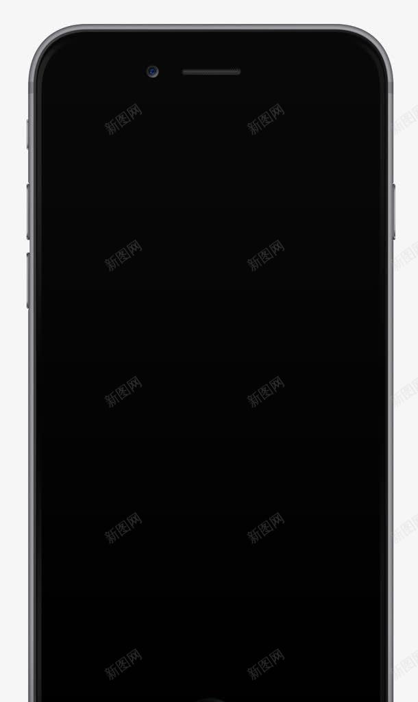 摄影黑色的质感手机png免抠素材_新图网 https://ixintu.com 手机 摄影 质感 黑色
