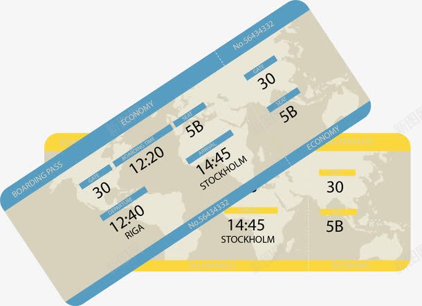 两张出国旅游机票矢量图ai免抠素材_新图网 https://ixintu.com 两张机票 出国机票 旅游 旅游机票 机票 矢量png 矢量图