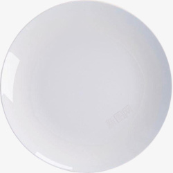 光白圆圆形白色盘子高清图片