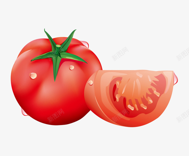 食物健康西红柿矢量图eps免抠素材_新图网 https://ixintu.com 健康 红色 西红柿 食物 矢量图