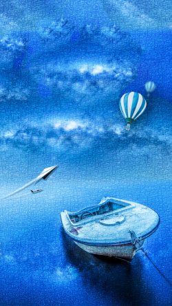 放飞梦想拥抱明天唯美创意起航梦想之旅海报H5高清图片