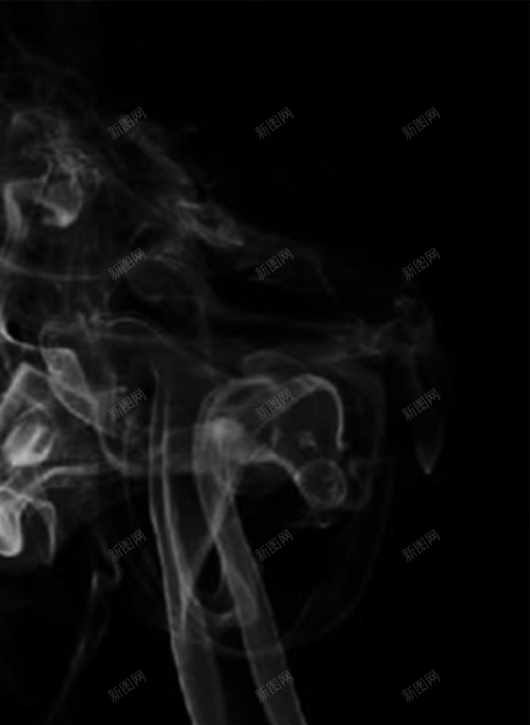 黑色背景的烟雾缭绕jpg设计背景_新图网 https://ixintu.com 健康 吸烟 吸烟有害健康 烟 烟雾 缭绕 雾 黑色背景