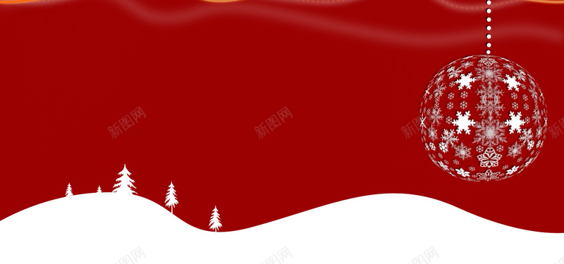 圣诞背景图jpg设计背景_新图网 https://ixintu.com 圣诞 装饰 圣诞树 红色 白色 海报banner 摄影 风景