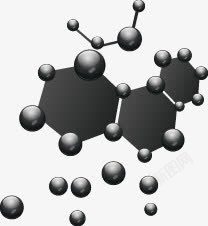 解构分子高清图片