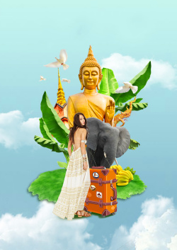 泰国佛祖十一国庆小长假泰国佛祖旅游高清图片