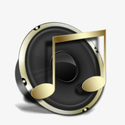 iTunes金黑色和金色图标素材