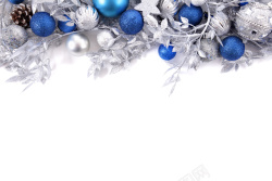 蓝色高清图圣诞节海报背景素材高清图高清图片