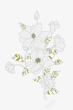 素花图案素材