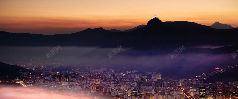 郊外夜景背景jpg设计背景_新图网 https://ixintu.com 郊外 夜景 大山 海报banner 摄影 风景