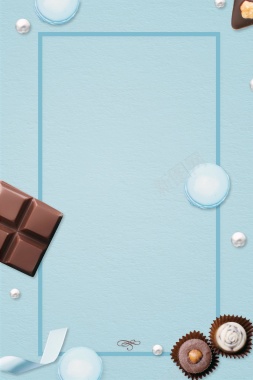 美味巧克力甜品甜食PSD分层背景