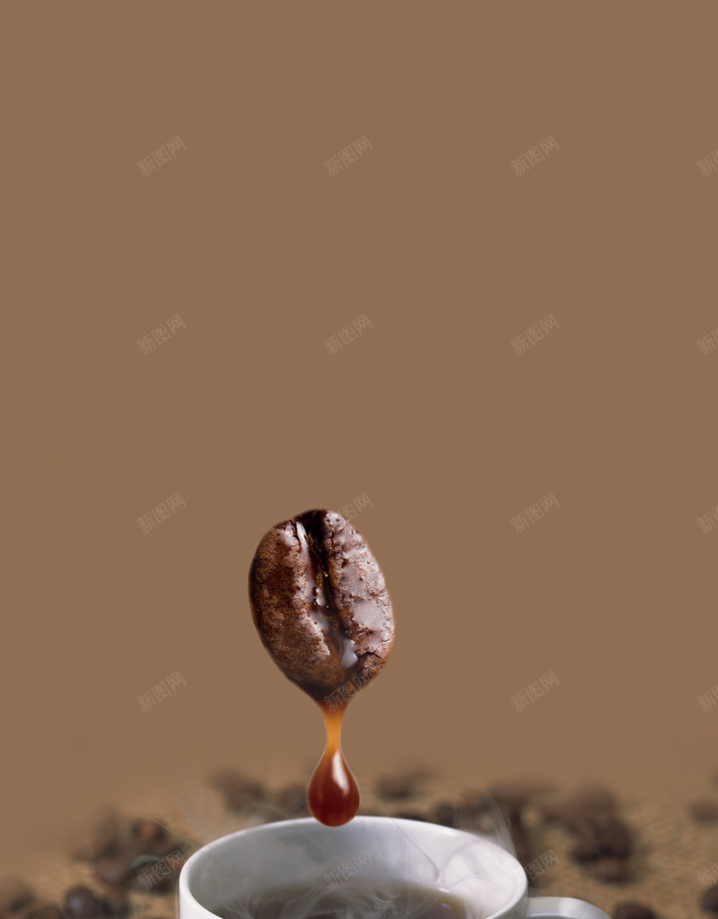 棕色咖啡简约PSD分层H5背景psd设计背景_新图网 https://ixintu.com H5 PSD分层 勺子 咖啡 咖啡杯 咖啡豆 棕色 简约 背景素材 饮料