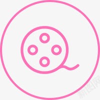 粉色摄影图标png_新图网 https://ixintu.com 图标 摄影 粉色 设计