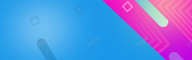 蓝色几何渐变电商促销bannerpsd设计背景_新图网 https://ixintu.com 促销banner 几何促销 几何渐变 拼接 电商 红蓝 线条 蓝色