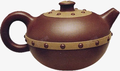 棕色古典茶壶铆钉png免抠素材_新图网 https://ixintu.com 古典 棕色 茶壶 设计 铆钉