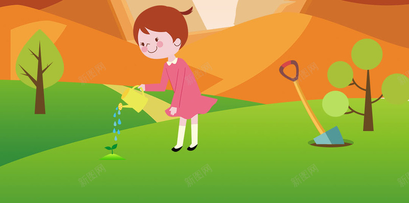 爱护地球保护植物绿色草地山峰卡通小女孩背背景图片免费下载 素材m Msmwmkztt 新图网 爱护地球保护植物绿色草地山峰卡通小女孩背背景图片免费下载 素材m Msmwmkztt 新图网