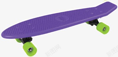 紫色Skateboardpng免抠素材_新图网 https://ixintu.com 产品实物 代步 成人滑板 滑板 绿色车轮