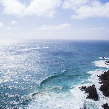 浪漫大海背景背景