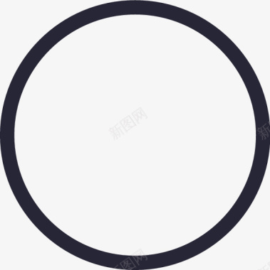圆空心矢量图图标图标