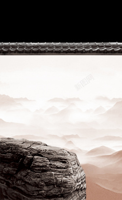 历史海报中国风背景素材高清图片