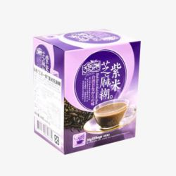 花生紫米煳紫米芝麻糊高清图片