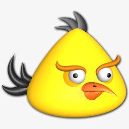 鸟黄色图标png_新图网 https://ixintu.com angry animal bird upset yellow 动物 心烦意乱 愤怒的 鸟 黄色的