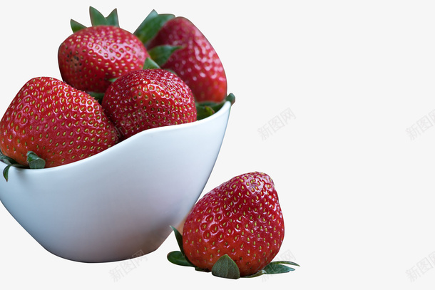 装在容器里的草莓psd免抠素材_新图网 https://ixintu.com 免抠 水果 红草莓 草莓